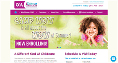 Desktop Screenshot of childrenofamerica.com